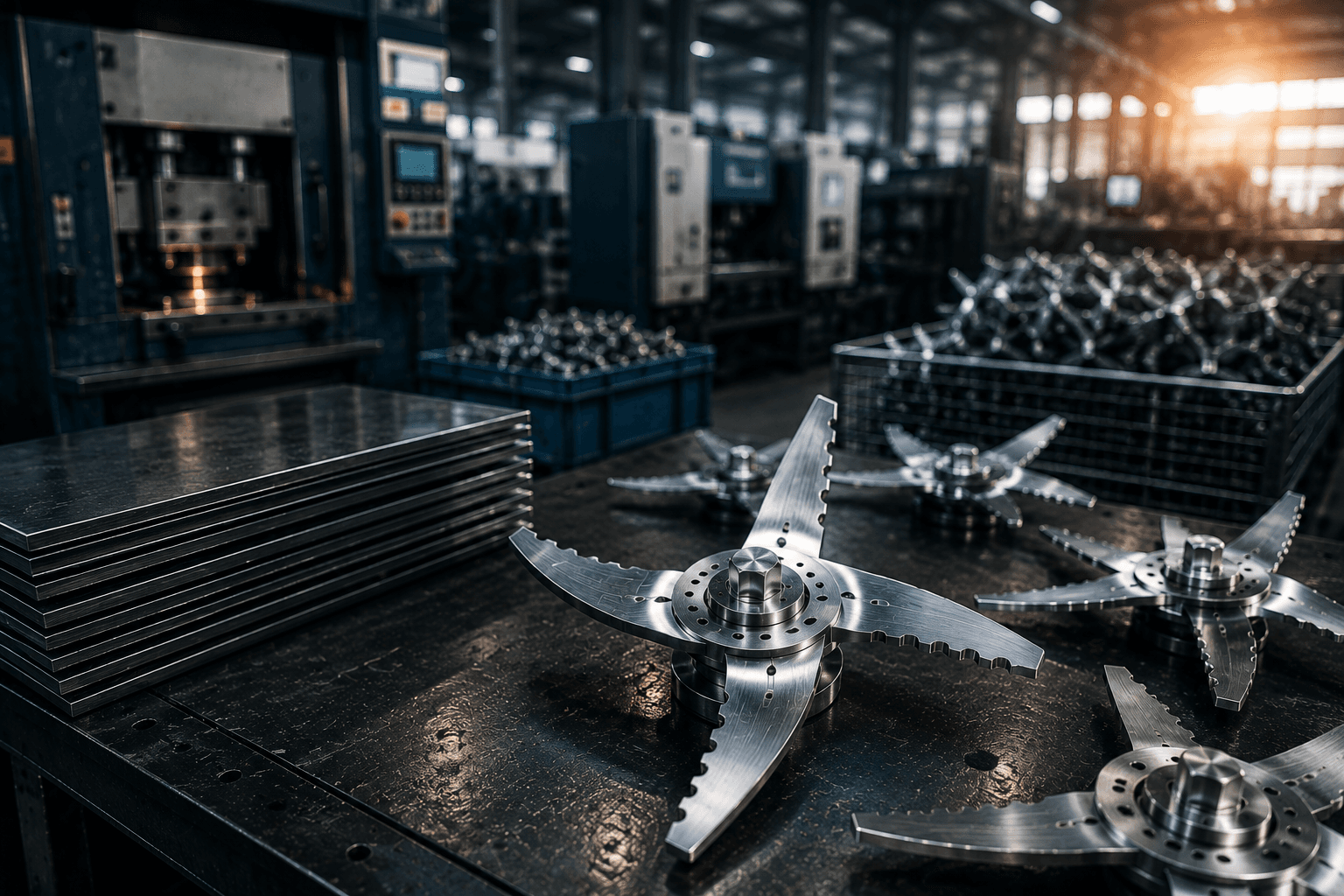 YPS Manufacturing mixer grinder blade production